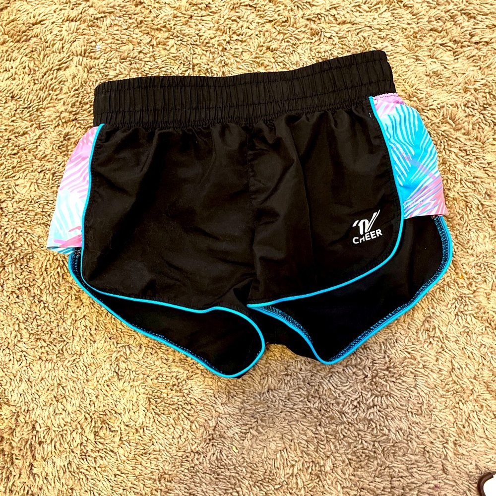 Varsity cheer shorts!! Sides are adorable plus they have built in undies